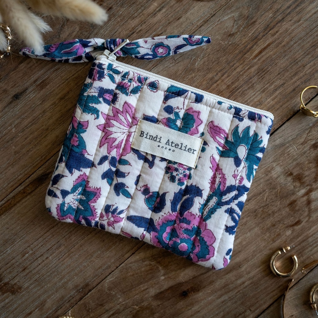 果阿靛藍混桃紅 | 零錢包