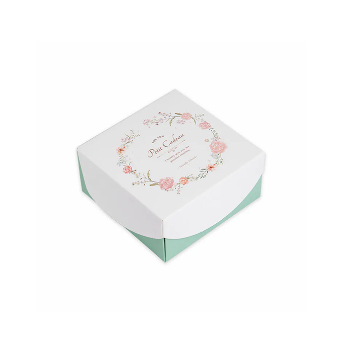 英式點心盒 微甜森林-綠 10入/包 10.5*10.5*5cm【3-2912016】