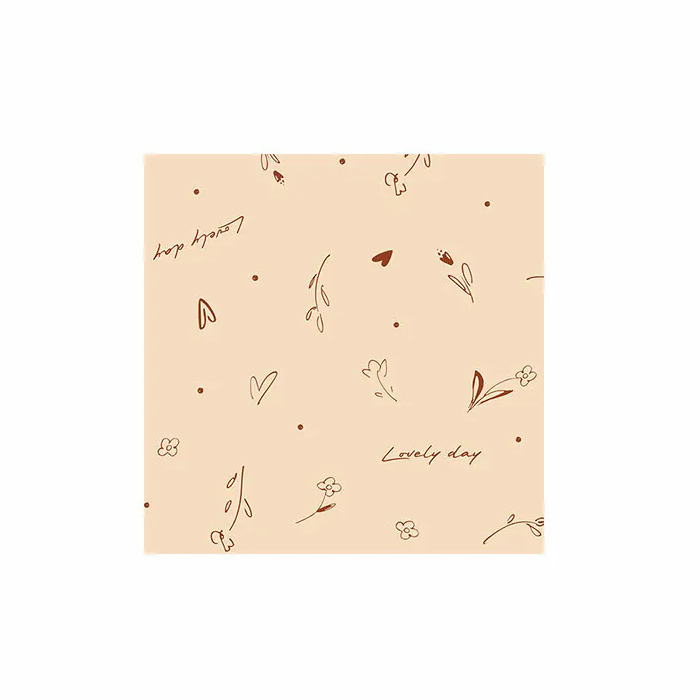 平口紙袋 30K 暖暖花日記 100入/包 8.4*14.2cm【3-21230230】