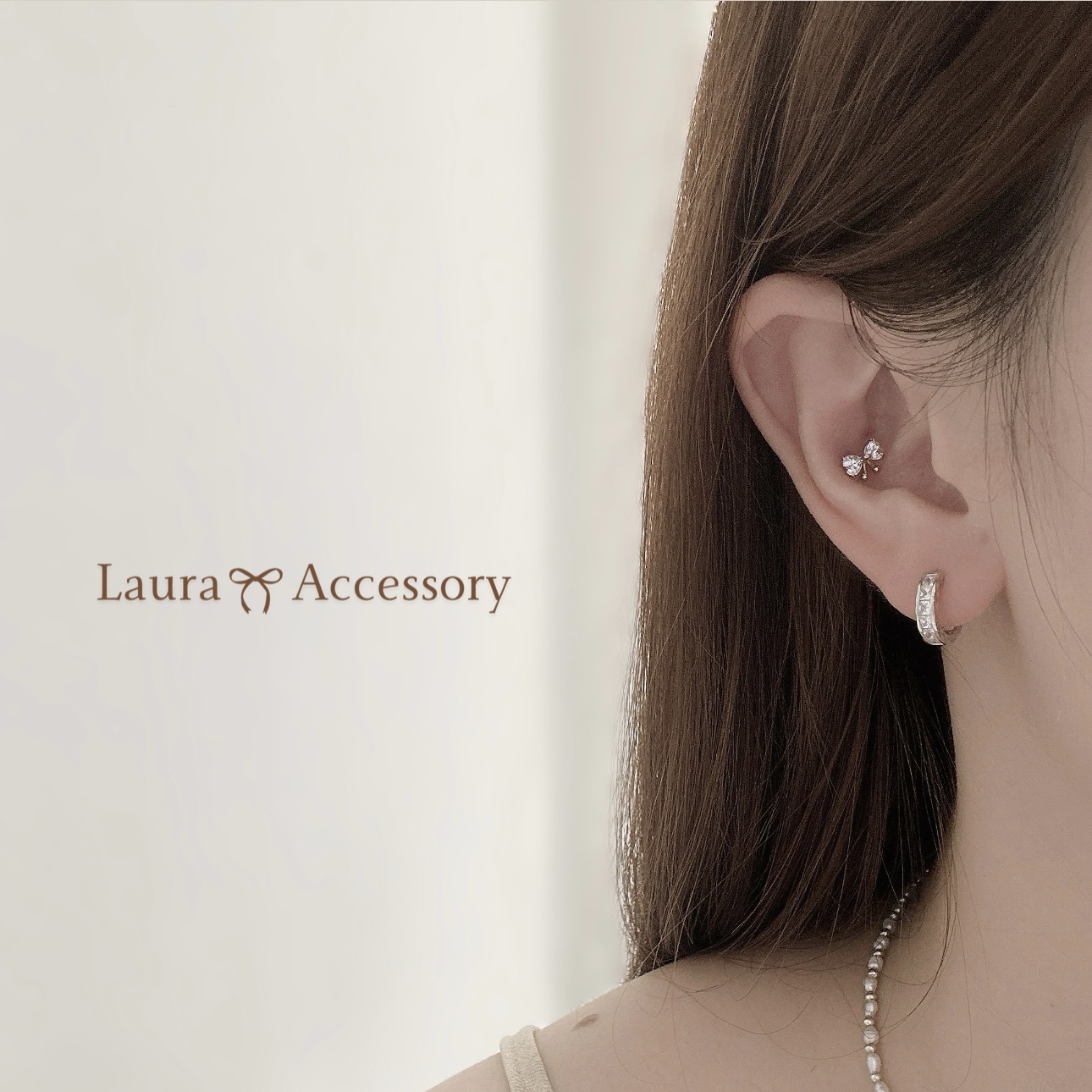 M06【輕奢】排鑽切割純銀易扣