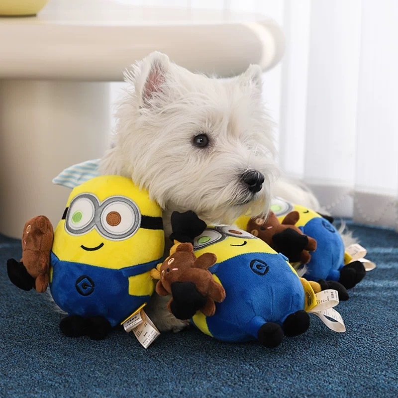 环球影城小黄人系列 小黄人毛绒绳结玩具 18*22CM