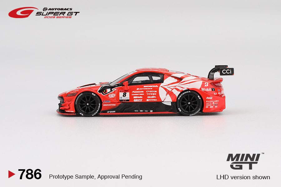 【預訂】Mini GT #786 Honda NSX-GT "Type S" GT500 #8 "ARTA MUGEN NSX-GT" ARTA 2023 SUPER GT Series / SUPER GT Blister Packaging