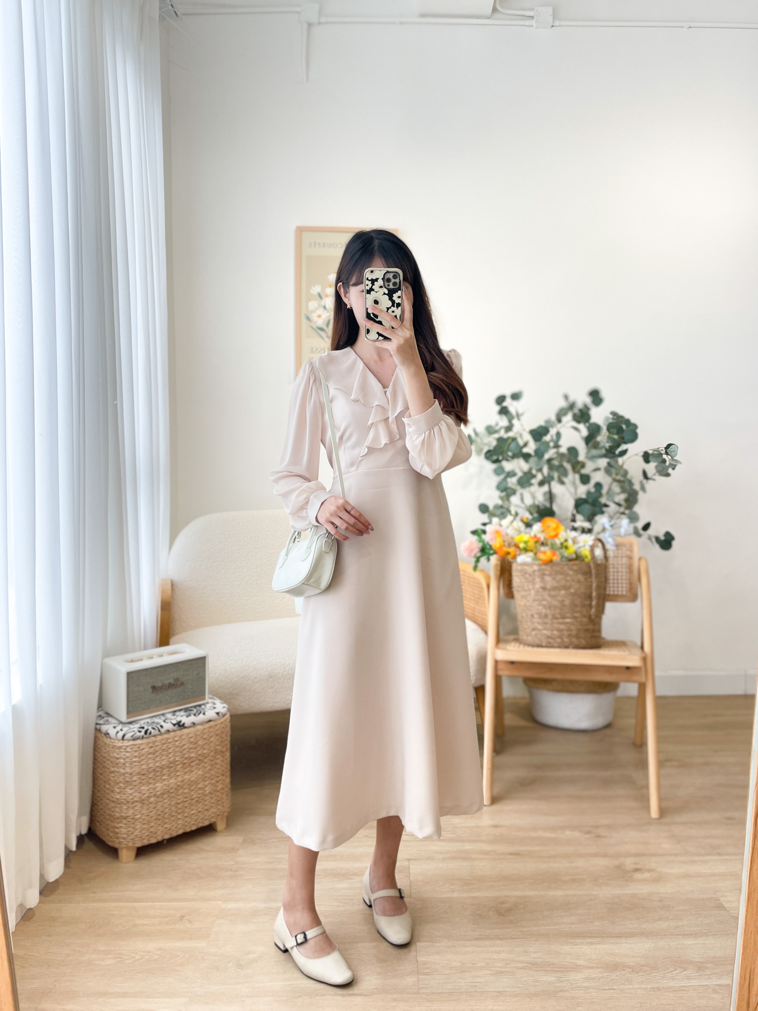 OP627 Estelle Ruffles Long Dress