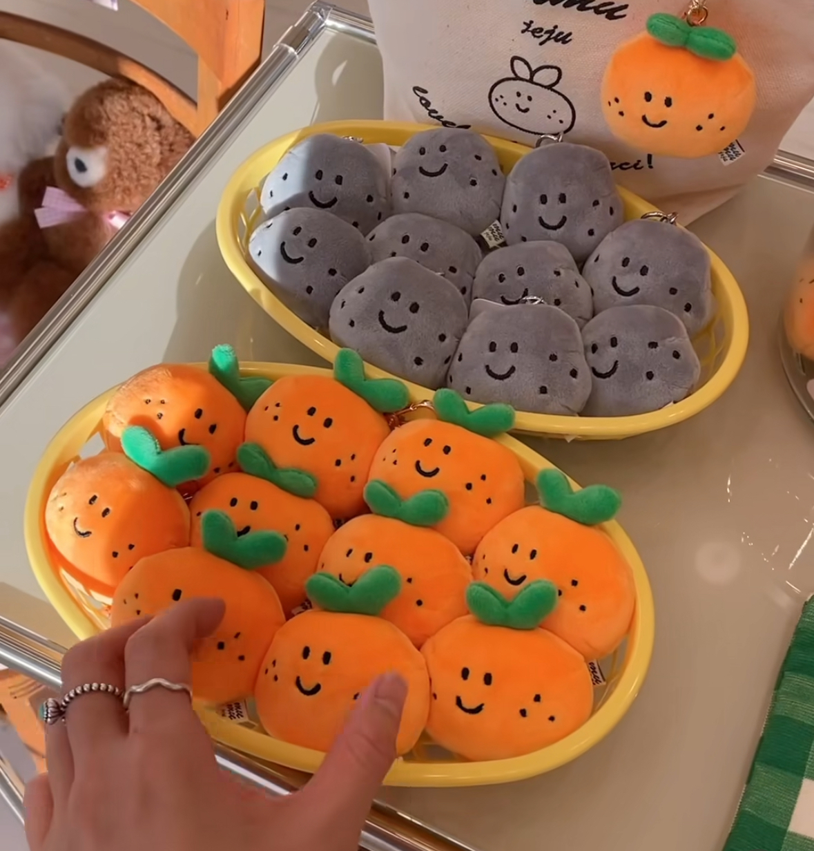 🇰🇷濟州島橘子🍊/石頭🪨吊飾