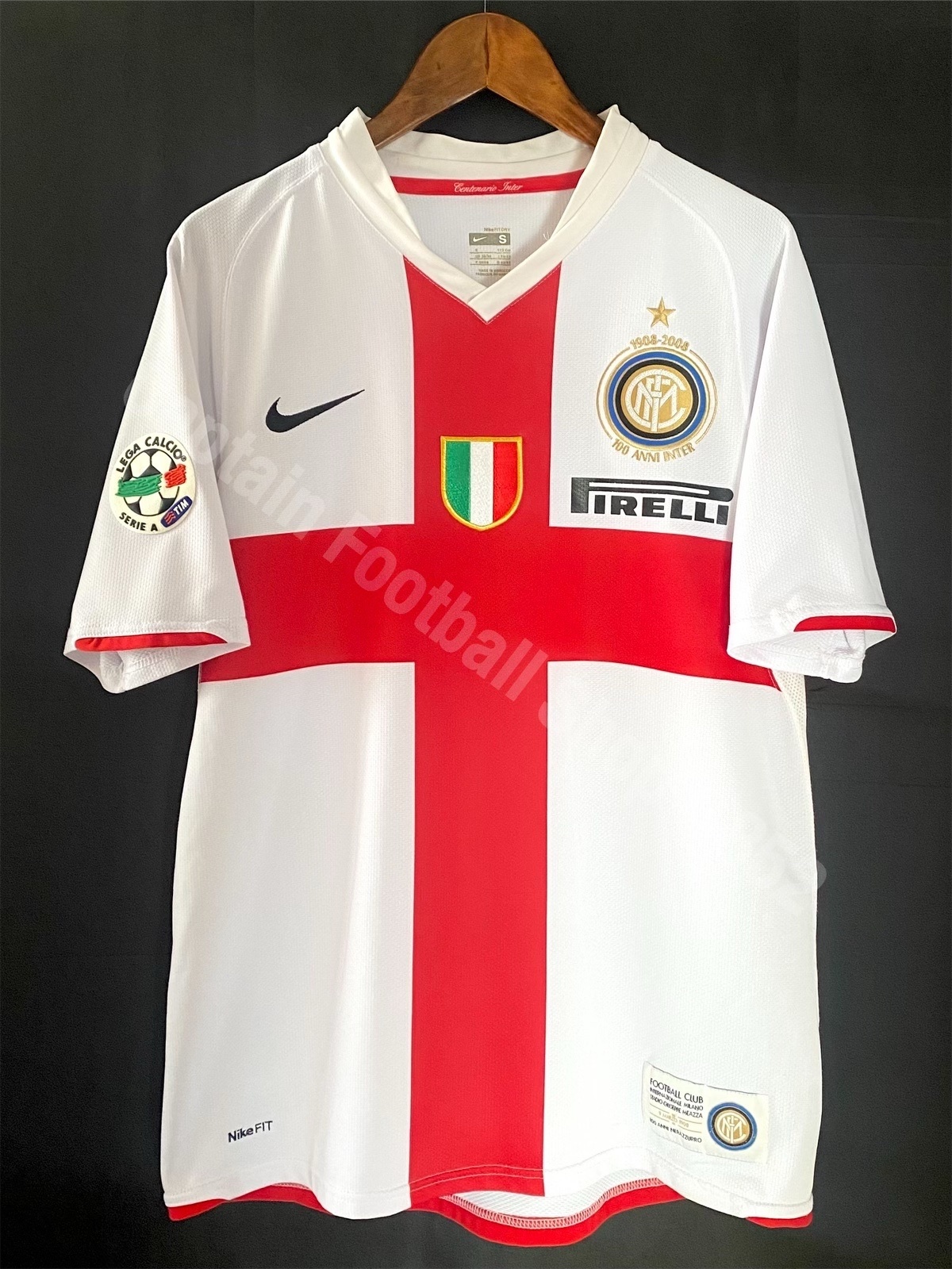 Inter Milan 2009-2010 Nike Centenary Third Shirt #4 J ZANETTI