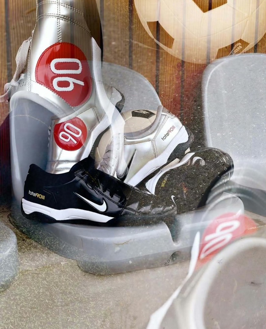 Nike Total 90 III SP Metallic Silver Red 足球鞋 休閒鞋 千禧 銀色 HJ9351002