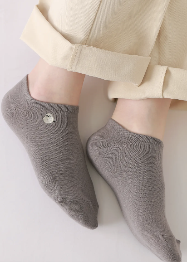 [現貨優惠] 靴下屋 Mighty Soxer 睡覺的小動物刺繡運動鞋襪