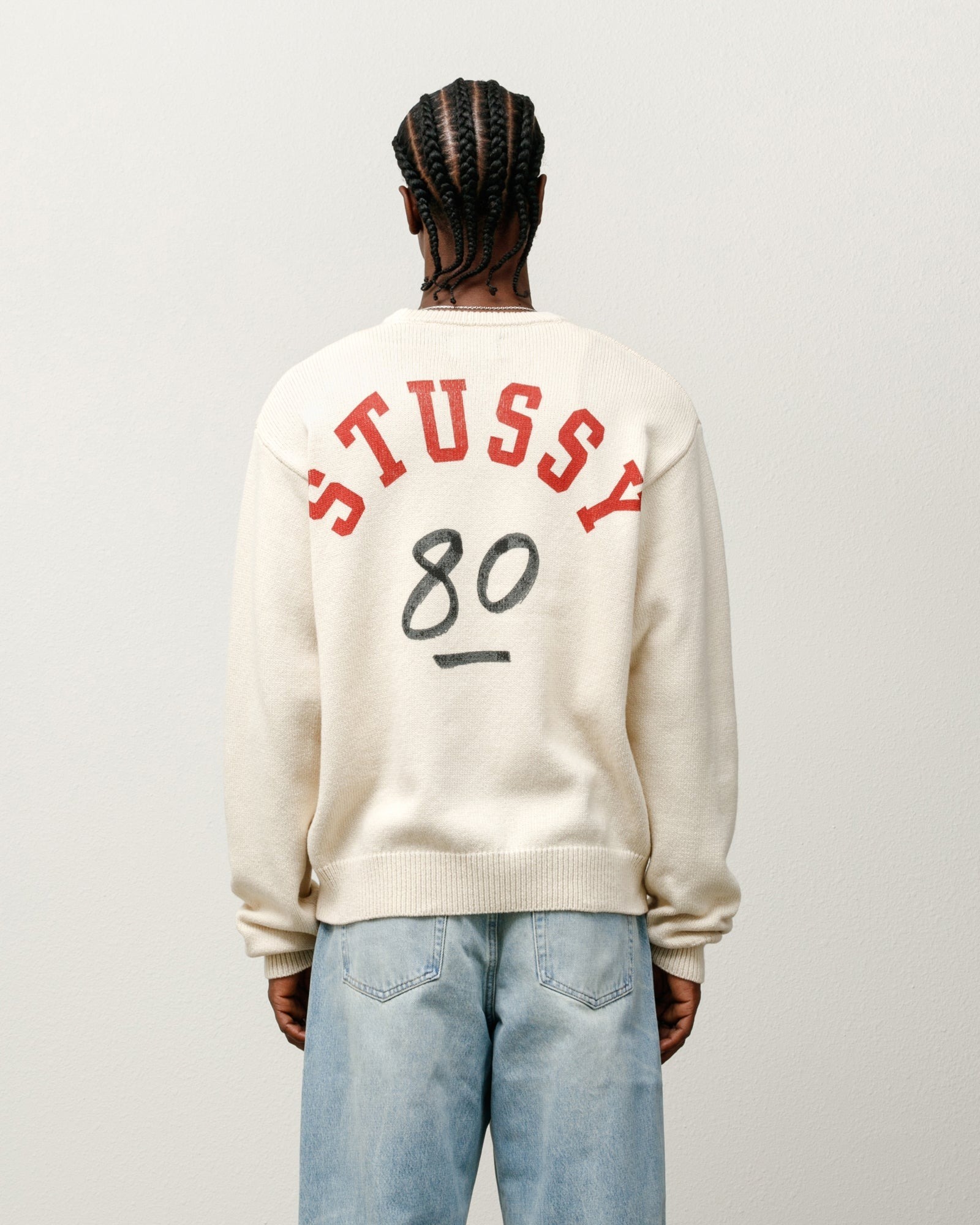 2025SS STUSSY HANDWRITTEN SWEATER 字體針織毛衣現貨117263