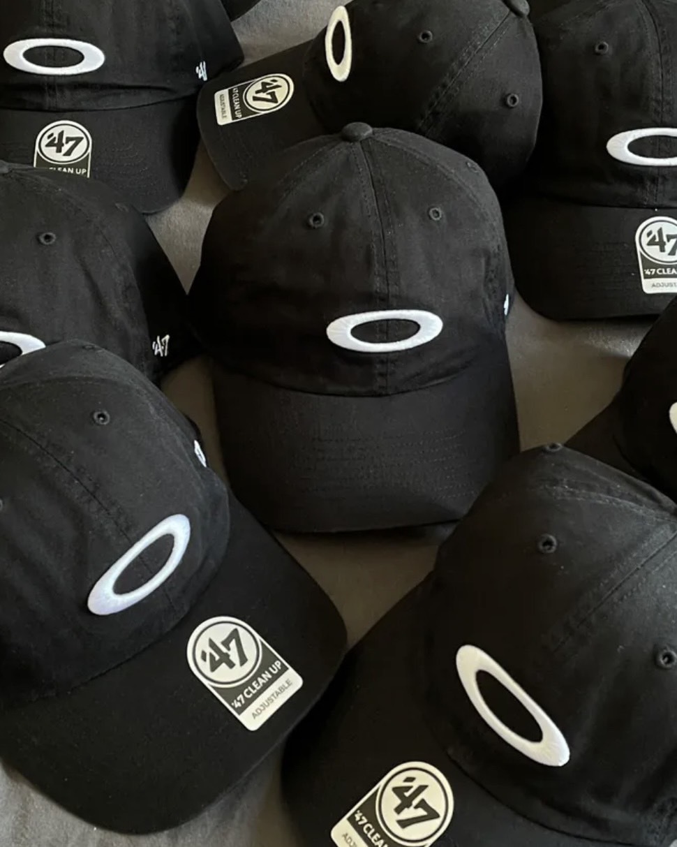 <帥爛了>Oakley x 47 Brand Remix Dad Hat 日本限定 Y2K 復古 刺繡 老帽