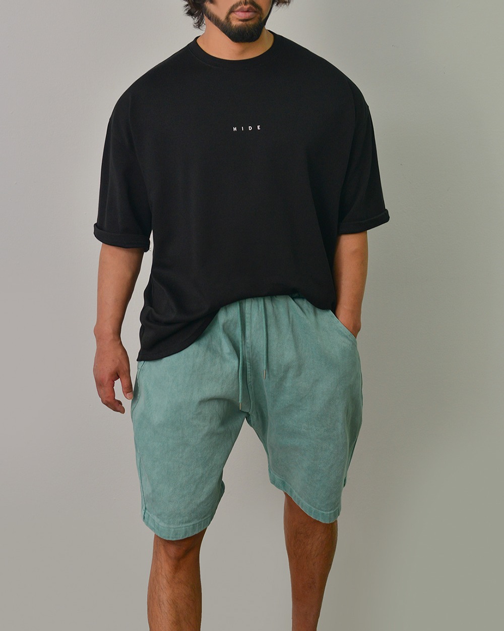 HIDE 方形寬鬆短袖T卹