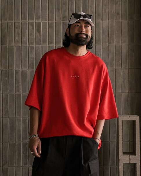 HIDE 方形寬鬆短袖T卹