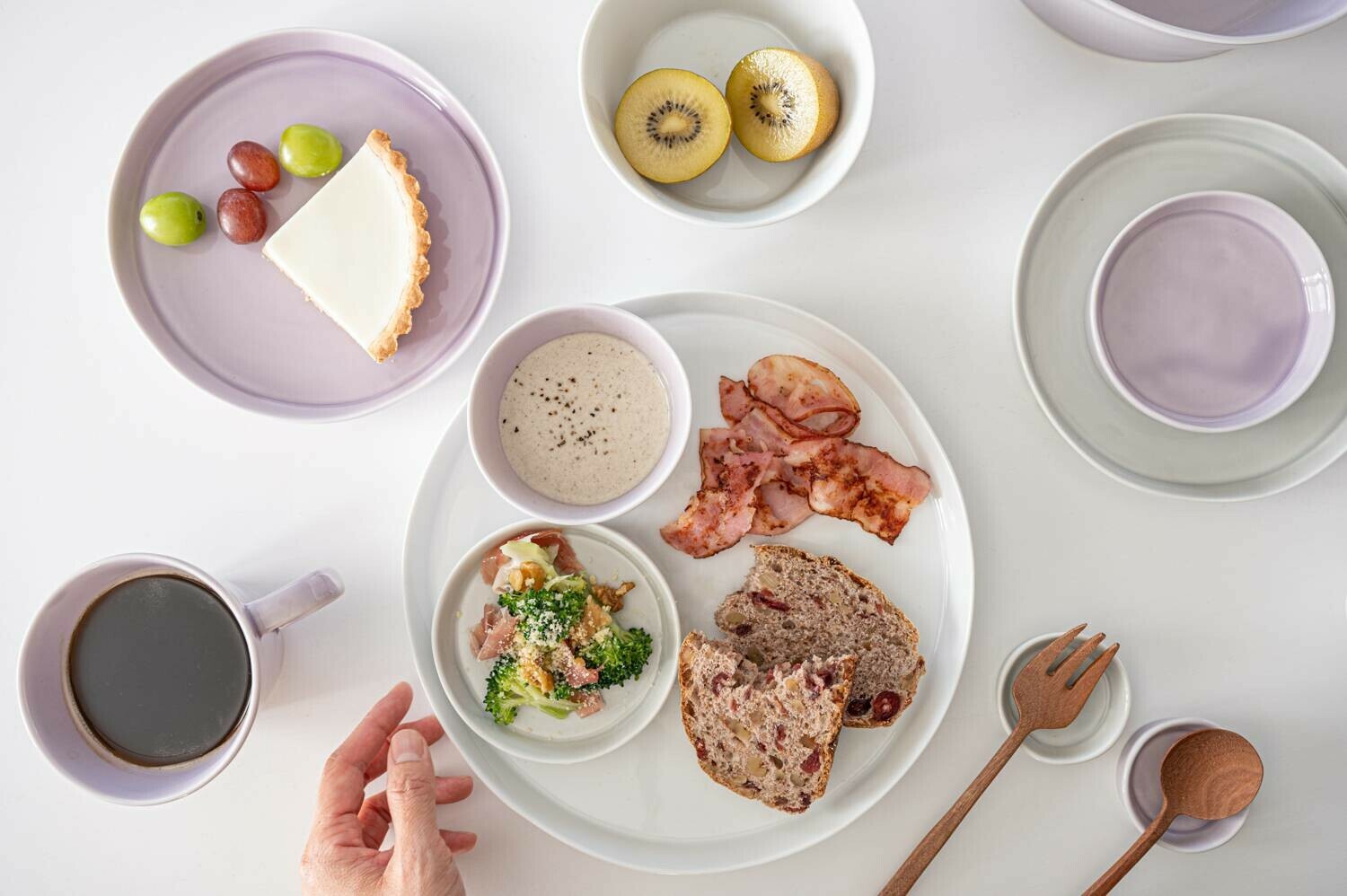 miyama 深山窯 luonto 不規則邊 甜點盤