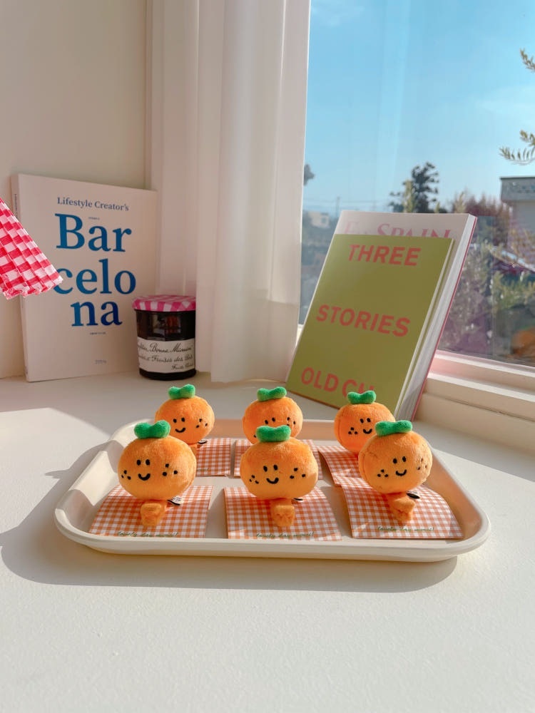 濟州島限定橘子髮夾