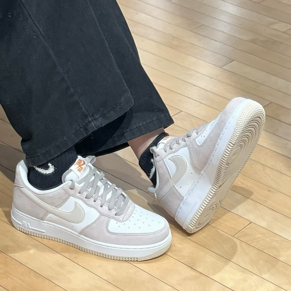 Nike Air Force 1 07 College Grey 粉灰 奶灰 麂皮 AF1 低筒休閒鞋