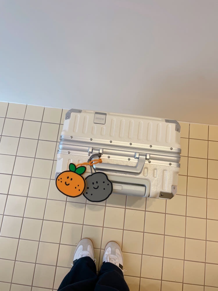 濟州島限定橘子行李吊牌