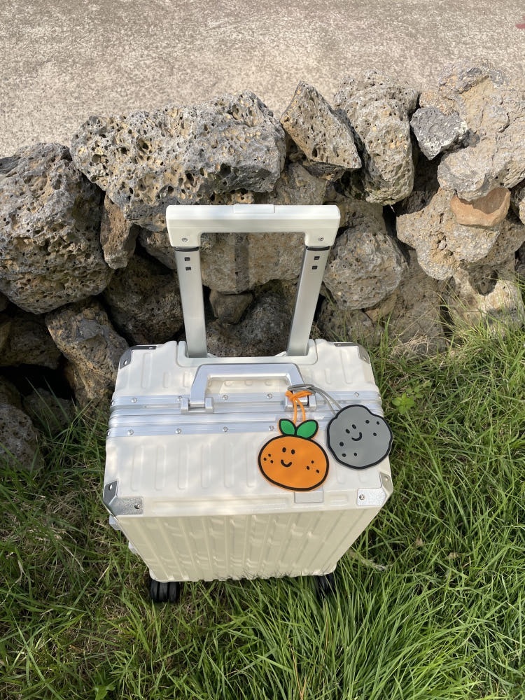 濟州島限定橘子行李吊牌