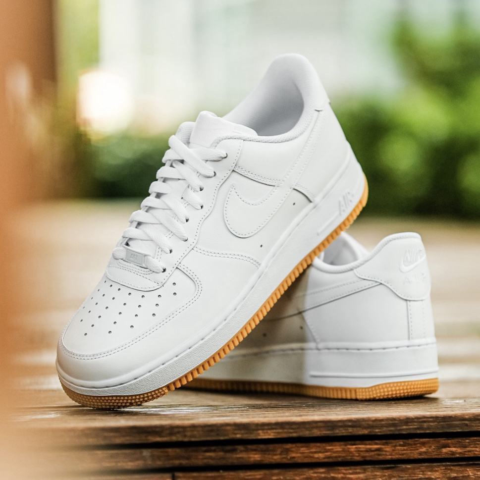 Nike Air Force 1 Low 白生膠 全白 焦糖底 經典 百搭 AF1 空軍一號 休閒鞋