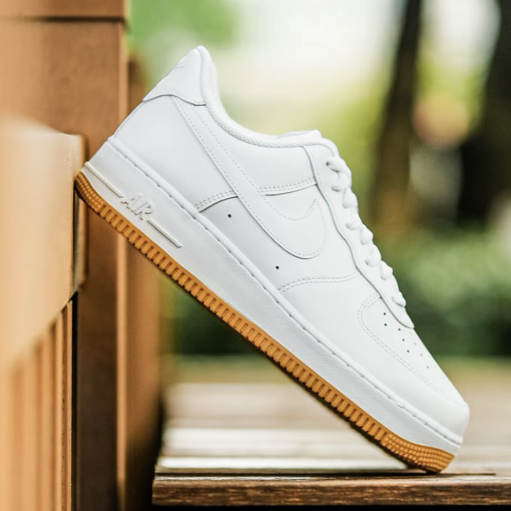 Nike Air Force 1 Low 白生膠 全白 焦糖底 經典 百搭 AF1 空軍一號 休閒鞋