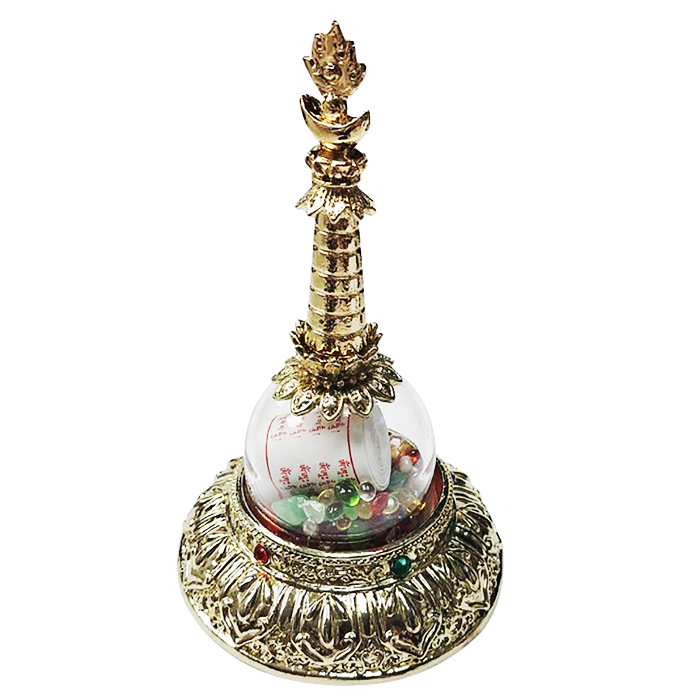 財神咒塔{裝臟財神咒甘露丸寶石}財神寶瓶【十方】144963