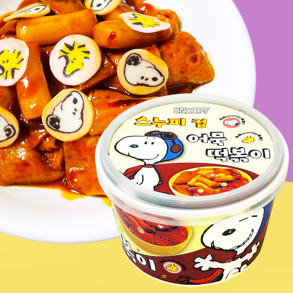 韓國 SNOOPY 史努比 魚板辣炒年糕 碗裝 135g