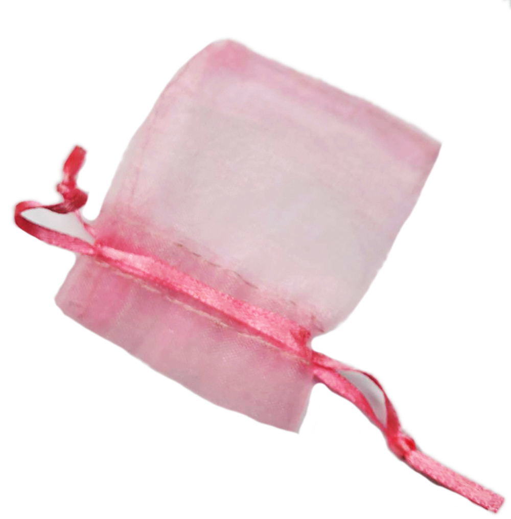 粉紅色飾品紗袋【十方】123149