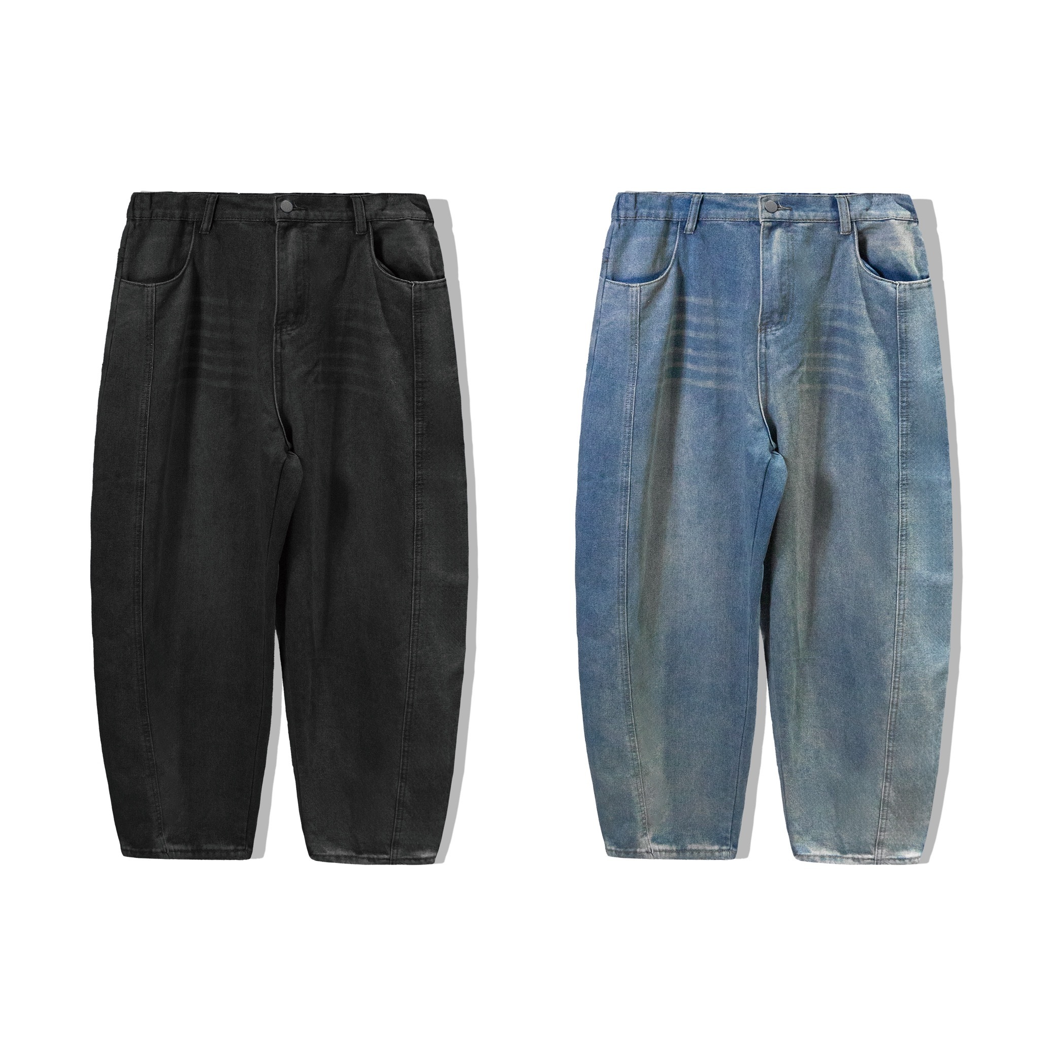 ( L.Village ) Noob - 25SS Curve 9oz Denim Balloon Pants “ DP0-25SS ”