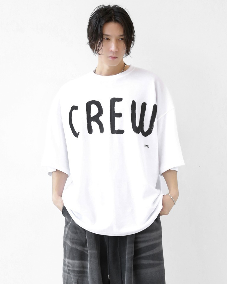 CREW手繪短袖T卹