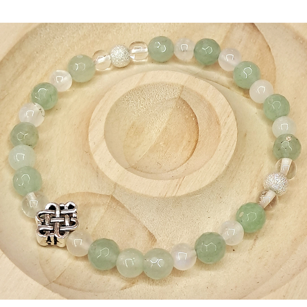 吉祥結{925純銀}東菱玉手珠6mm【十方】154572