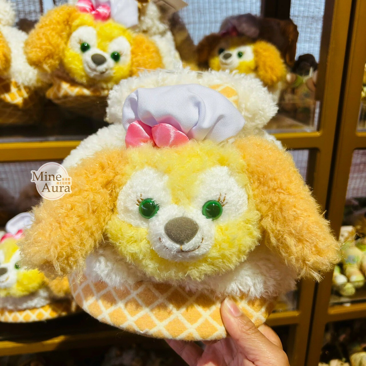 (限時特價) 可琦安 餅乾 CookieAnn 絨毛 大頭造型 束口 水桶包 斜背包 -上海迪士尼樂園 -上海迪士尼樂園