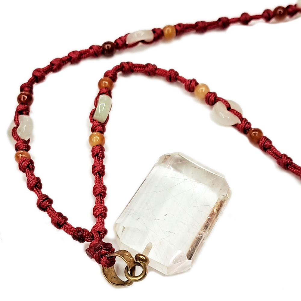 髮晶中國結項鍊 【十方】135320