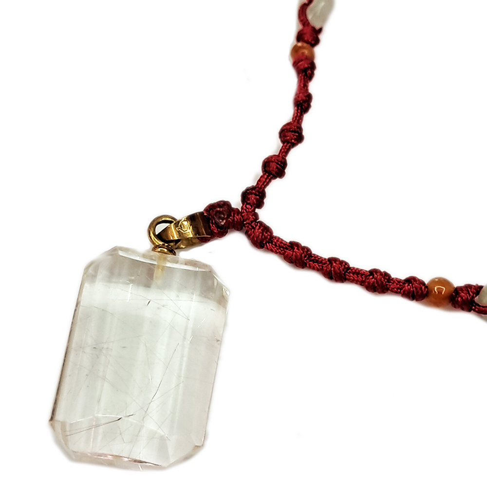 髮晶中國結項鍊 【十方】135320