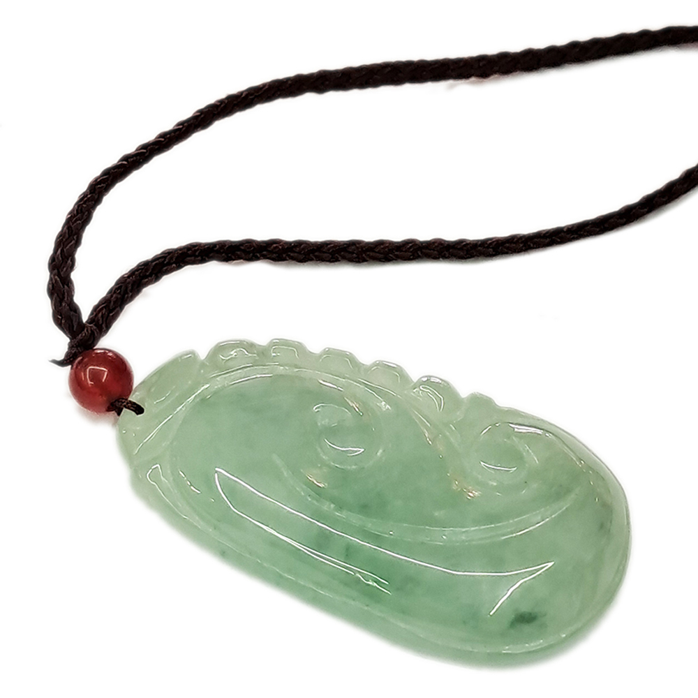 如意{緬甸冰種花青翡翠}【十方】135622