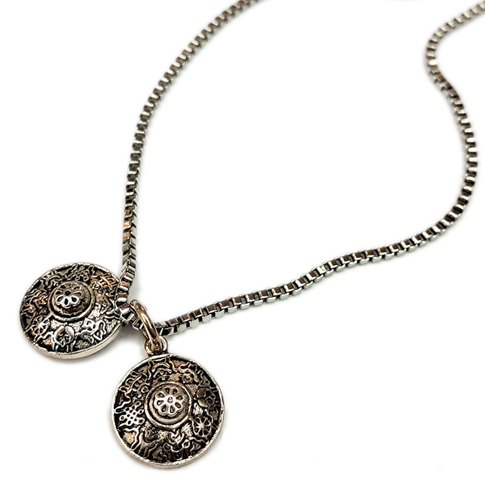 八吉祥丁夏(925銀)+鋼鍊【十方】139551