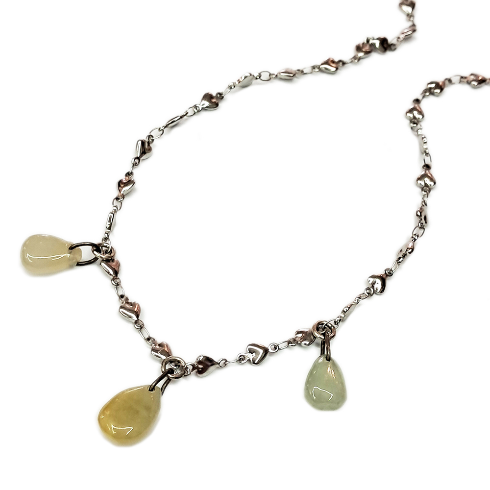 水滴玉珮項鍊【十方】140637