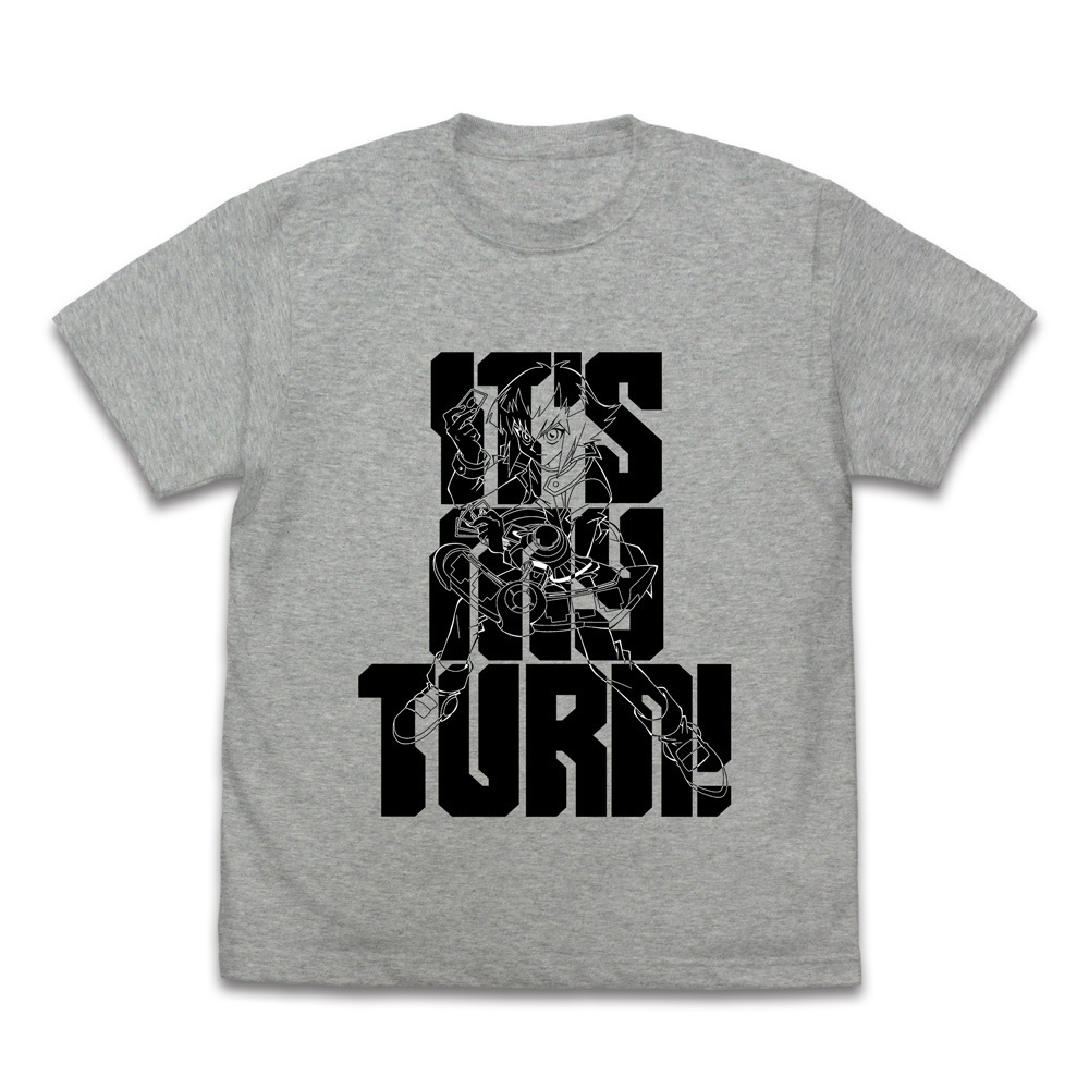 Cospa 0407 十代の「俺のターン！」Tシャツ [遊☆戯☆王デュエルモンスターズGX] MIX GRAY