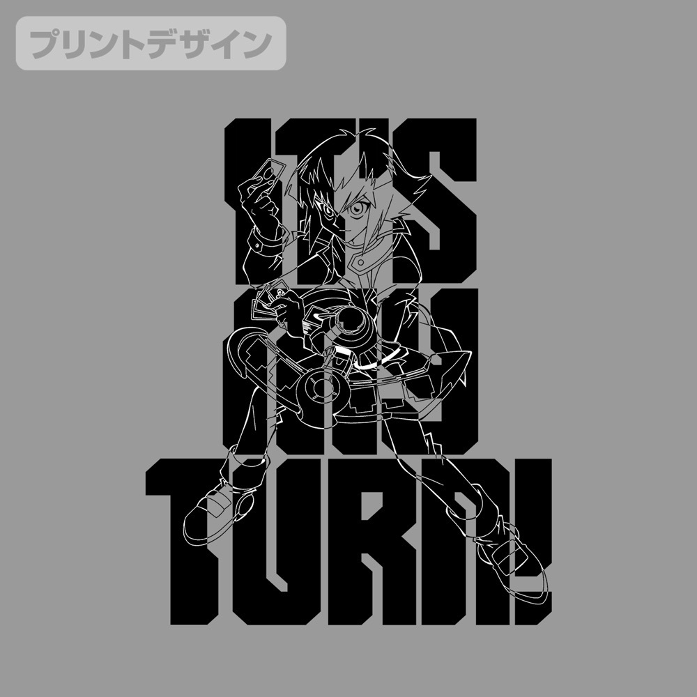 Cospa 0407 十代の「俺のターン！」Tシャツ [遊☆戯☆王デュエルモンスターズGX] MIX GRAY