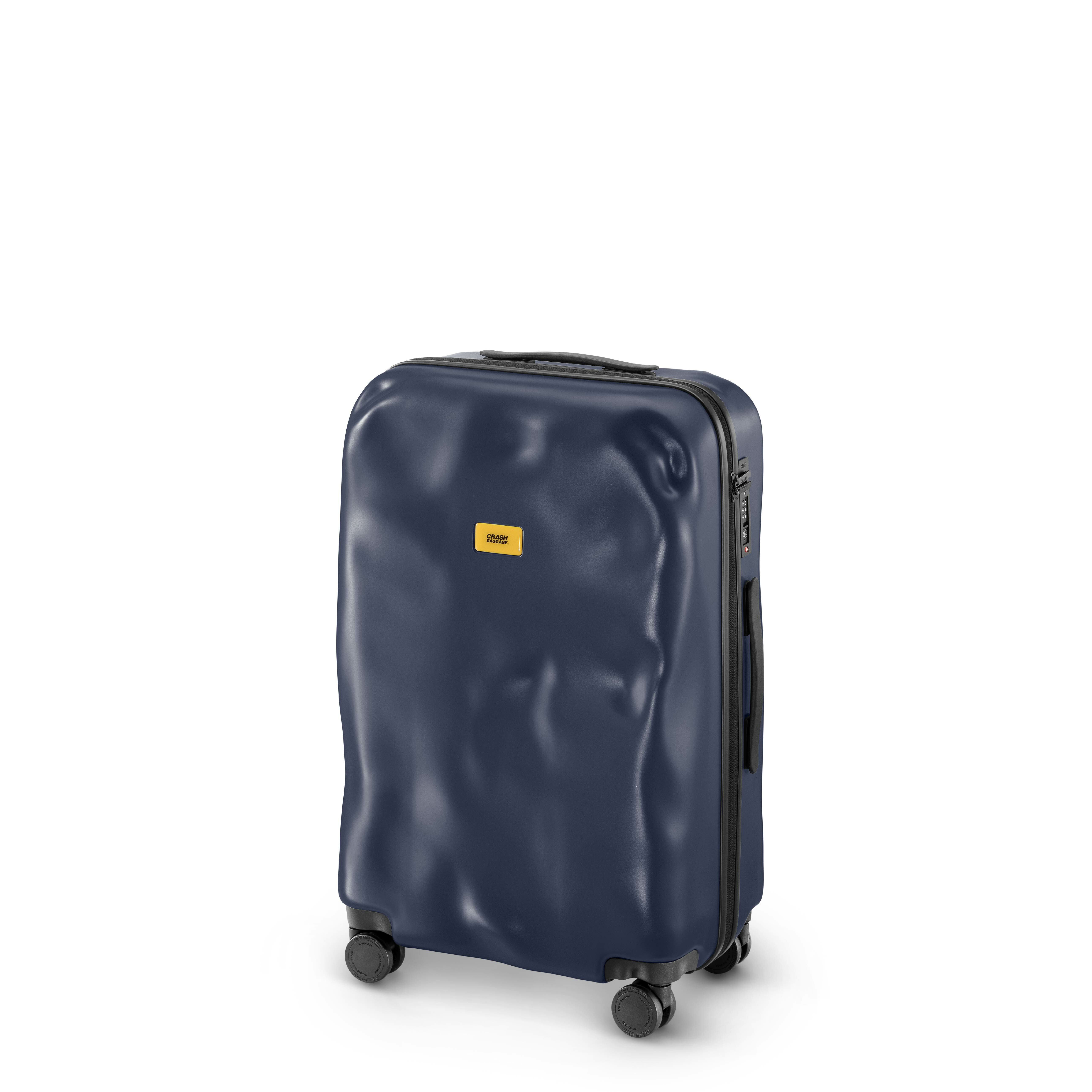 Crash Baggage ICON 登機行李箱 26" 中 - 深藍色