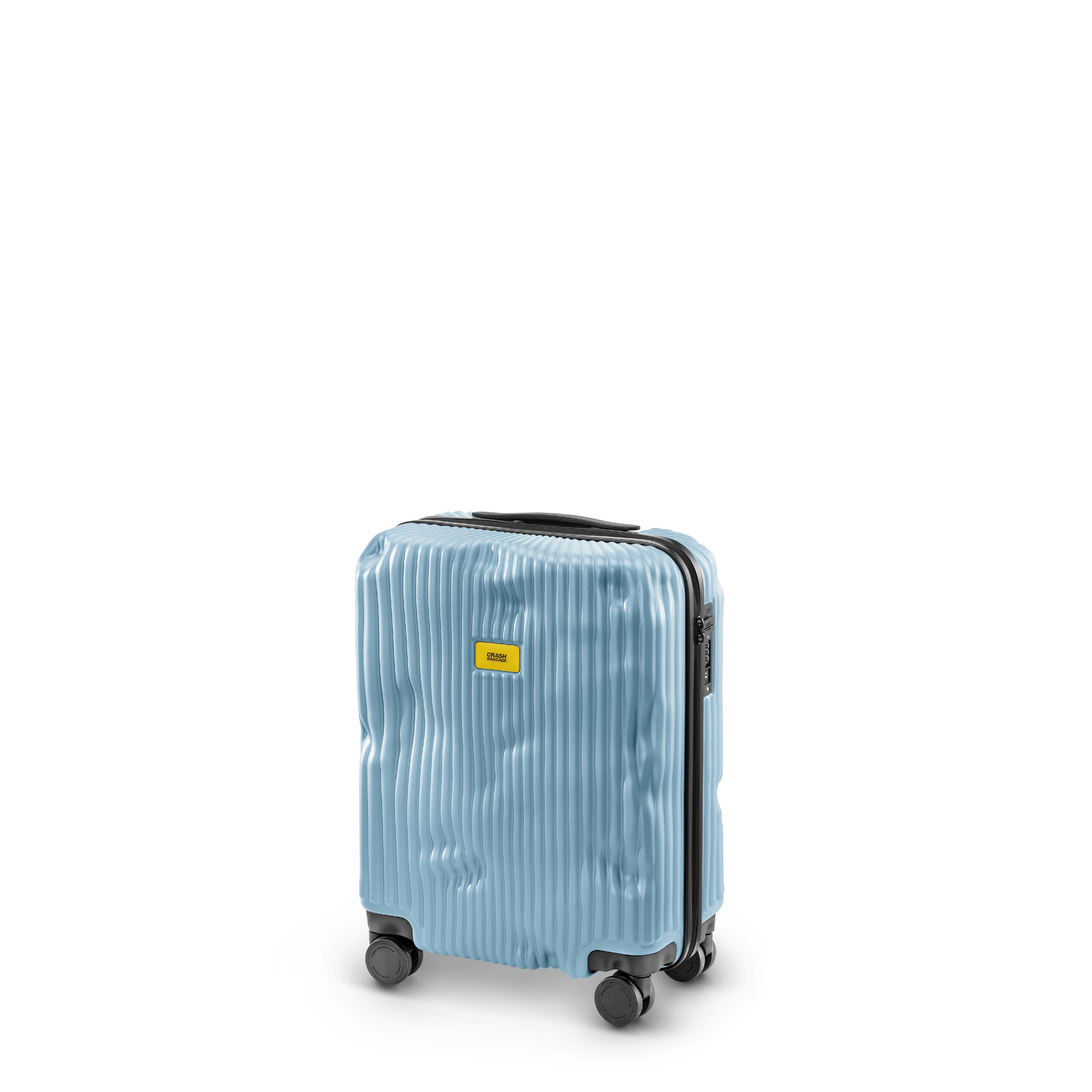 Crash Baggage STRIPE 登機行李箱 21" 細 - 淺藍色