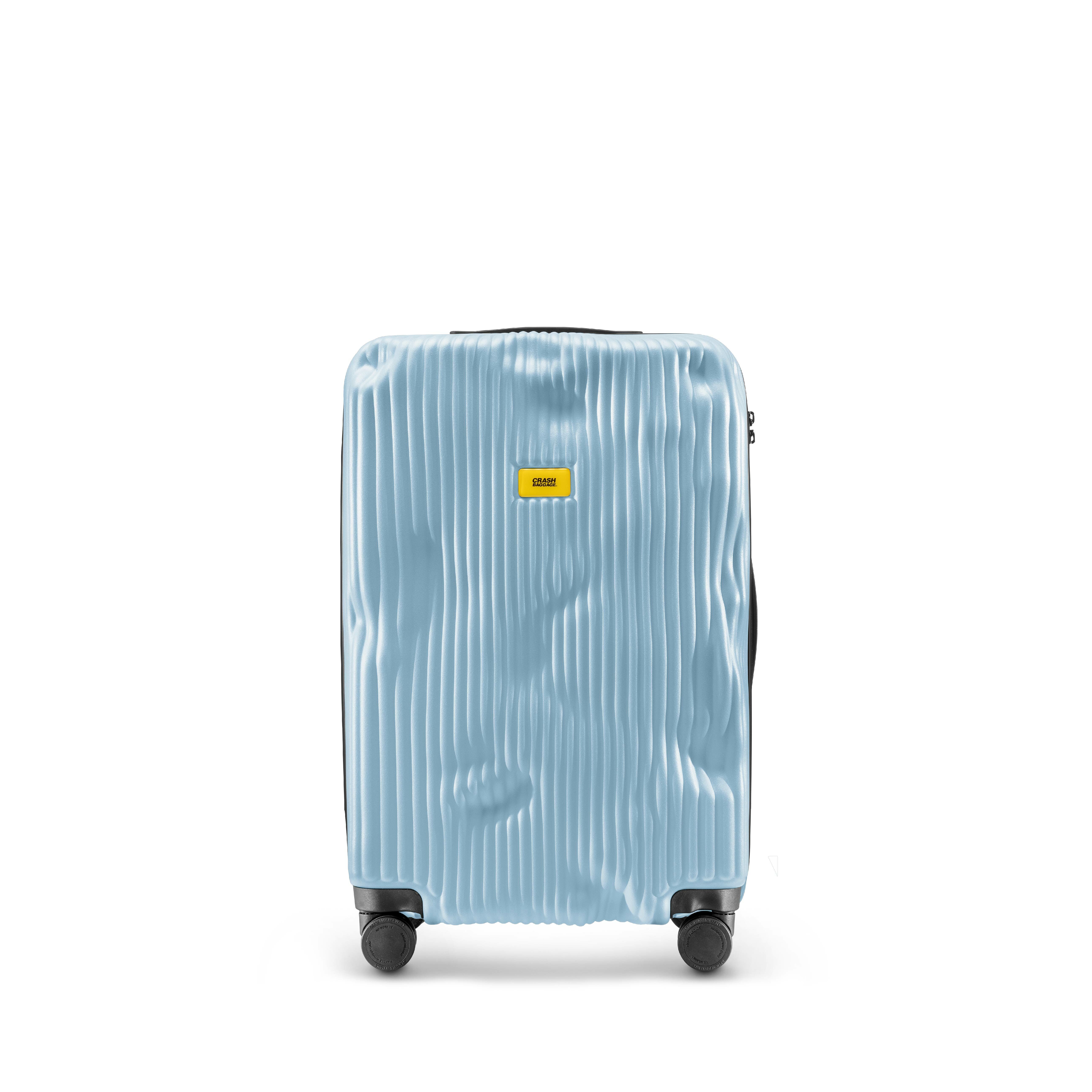 Crash Baggage STRIPE 登機行李箱 26" 中 - 淺藍色