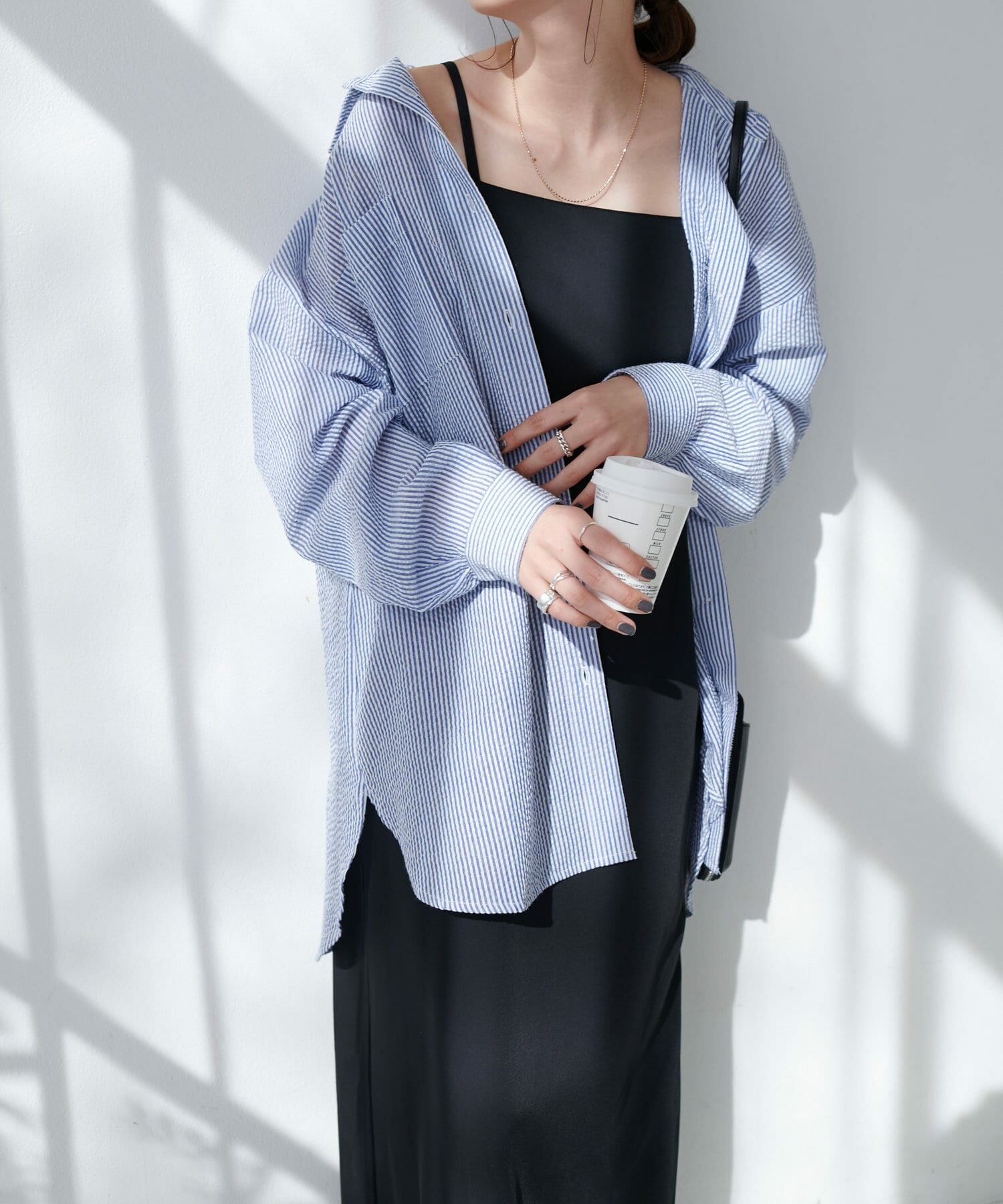 DISCOAT(ディスコート)  【ベストセラー/WEB限定】マキシキャミワンピース黑（DCZ1022209A0003）