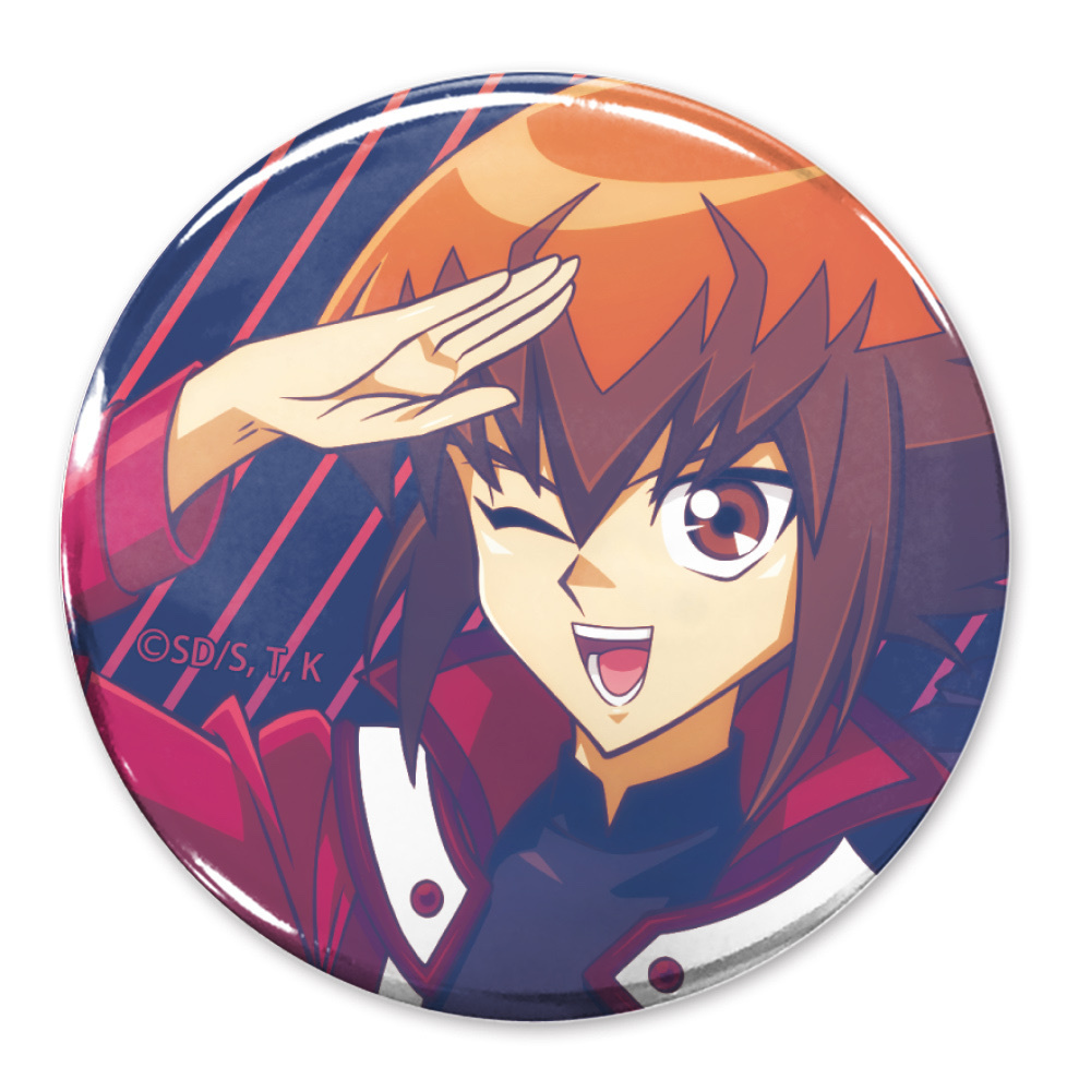 Cospa 0407 描き下ろし 遊城十代 65mm缶バッジ 未来へ向かってVer. [遊☆戯☆王デュエルモンスターズGX]襟章