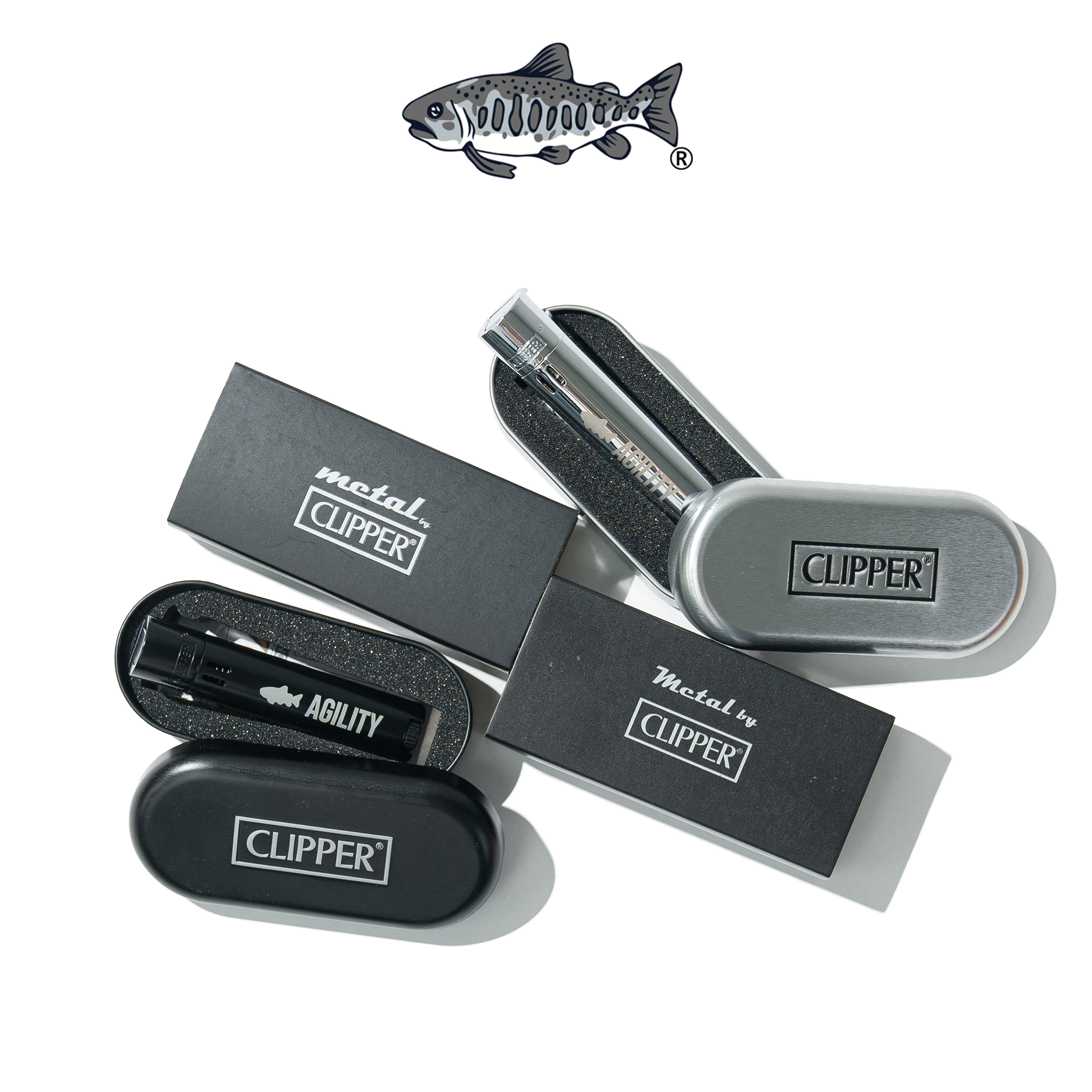AGILITY HOUSE - Clipper Reusable Lighters 金屬火石 防風打火機 [AH-CL]