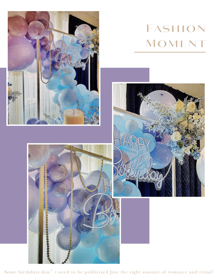 【餐廳】生日驚喜．雅樂廚苑 ．藍紫色系