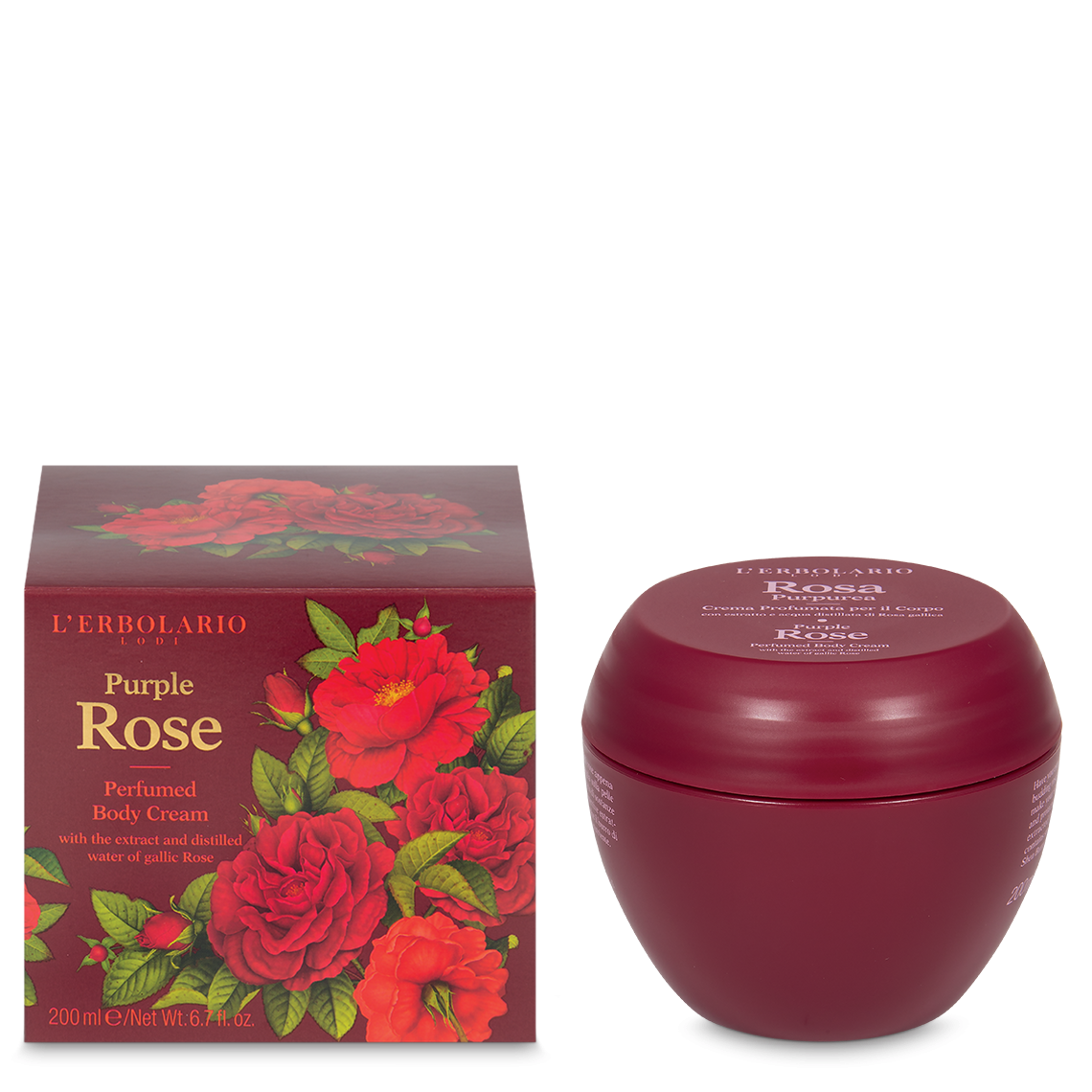 紫漾紅玫瑰香氛潤膚霜