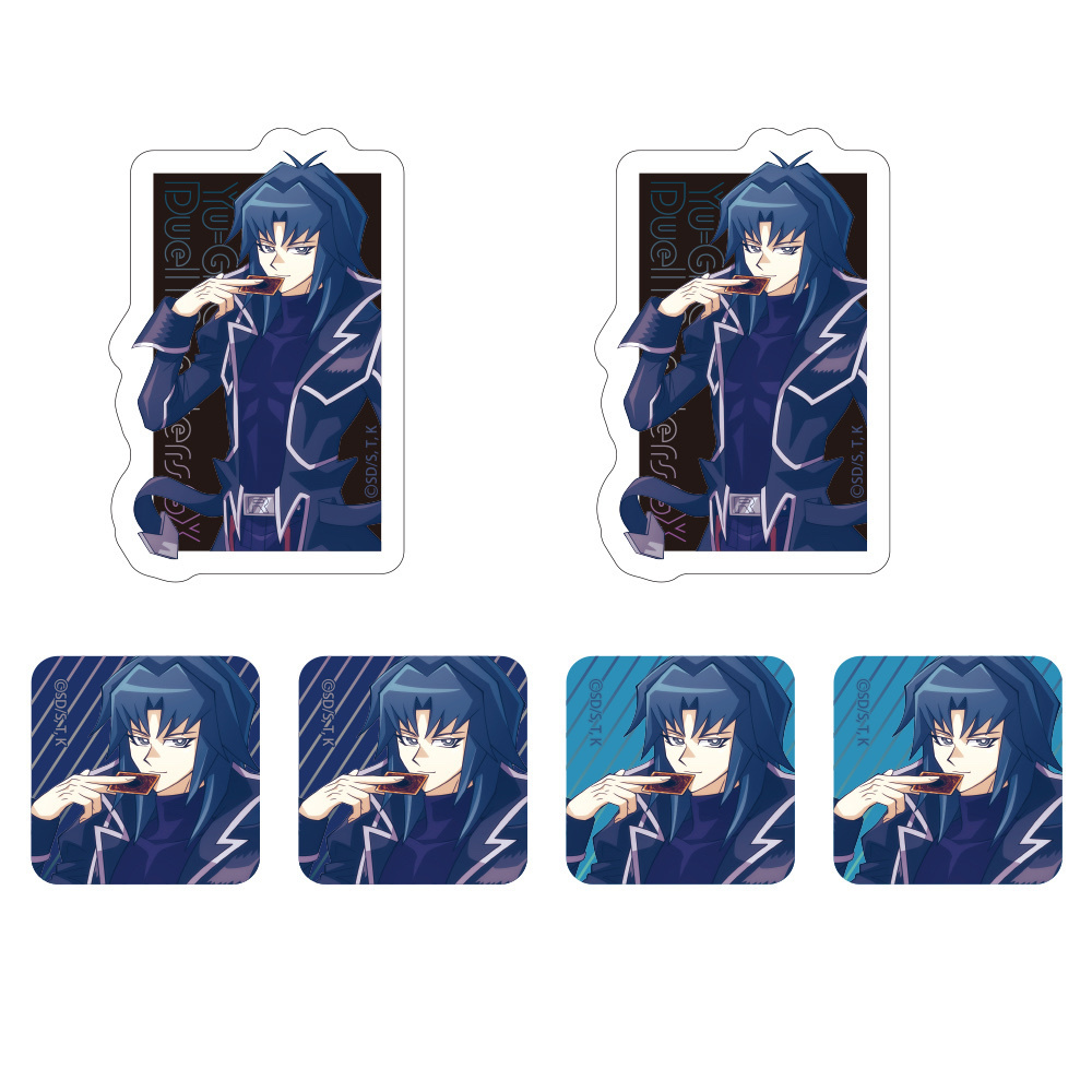 Cospa 0407 描き下ろし ヘルカイザー亮 ミニステッカーセット 未来へ向かってVer. [遊☆戯☆王デュエルモンスターズGX]