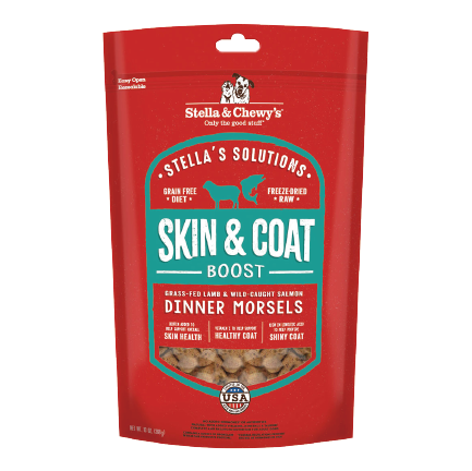 Stella Chewy's 有助皮毛健康 草飼羊及野生 捕撈三文魚配方 4.25oz 13oz