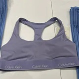 [S] CALVIN KLEIN BLUE LOGO TAPE SPORTS BRA, SP40608457-408F138542 (SCK745)