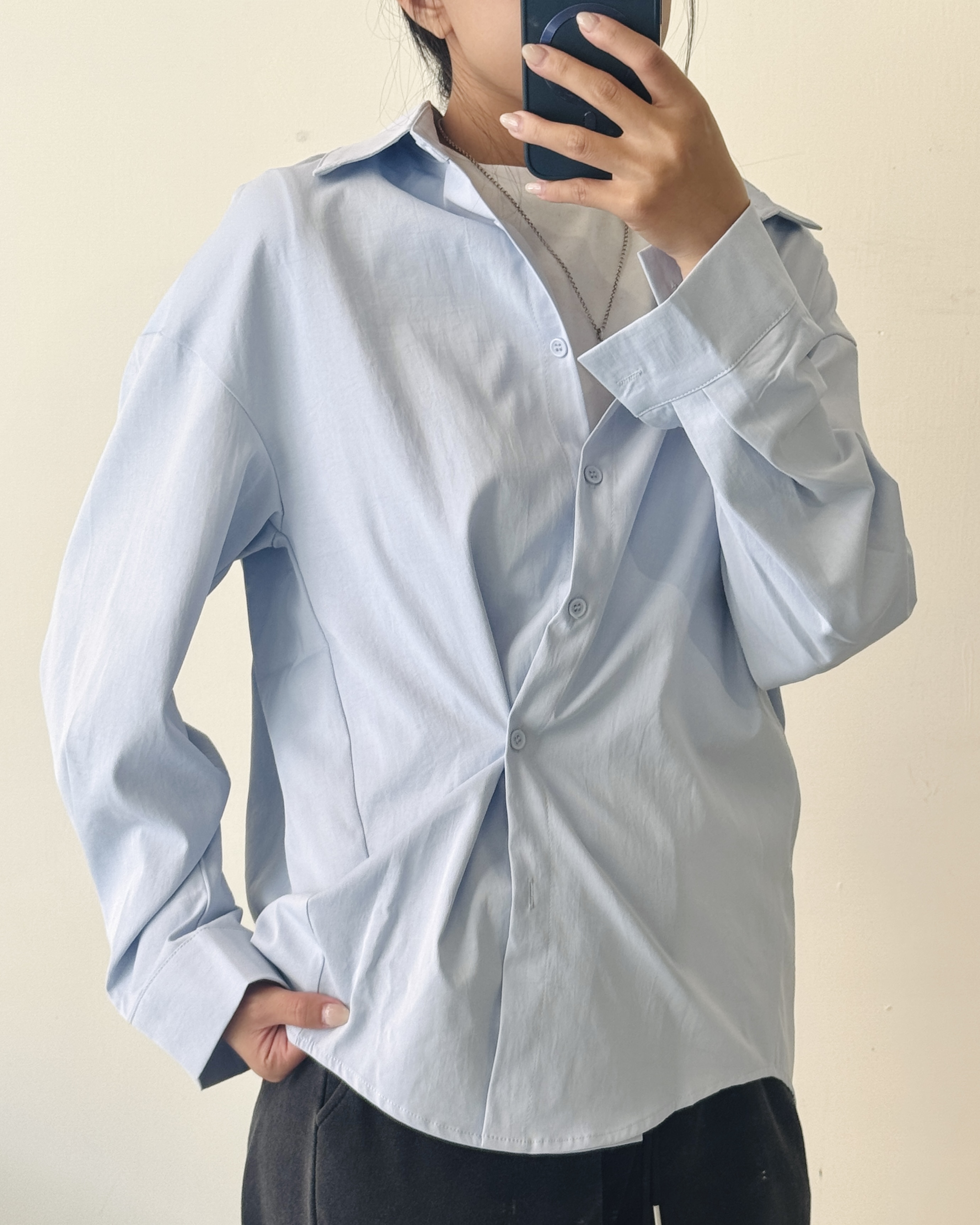 熱銷No.1可側釦挺版襯衫-8836/6651