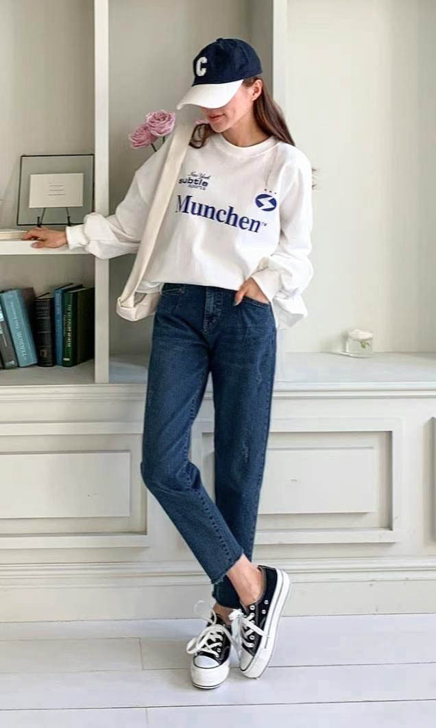 春夏新款/口袋車線男友褲  MANIFEST正韓🇰🇷