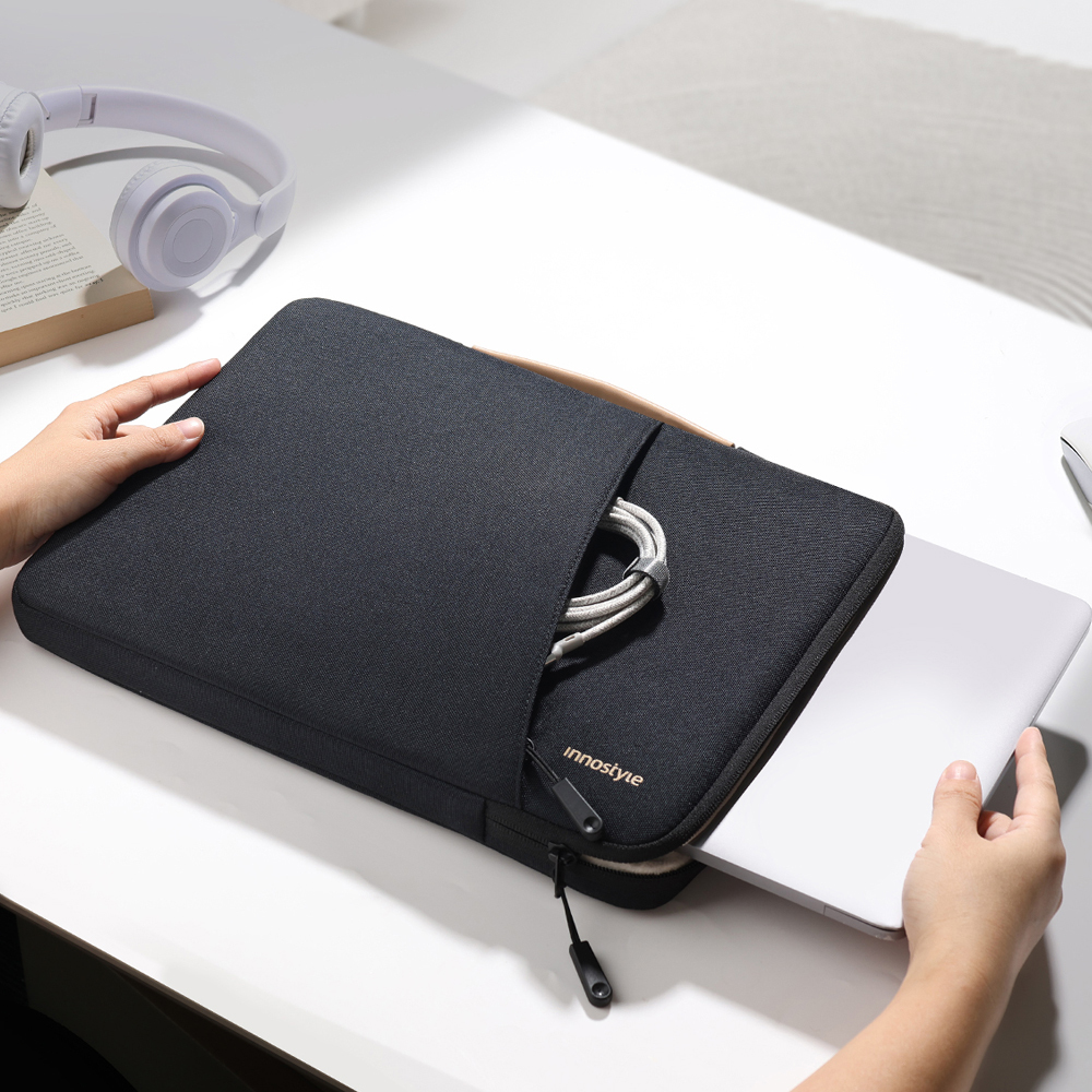innostyle OmniProtect Plus系列 16吋 專利防摔收納 手提包/筆電包/平板包/電腦包/公事包 黑色